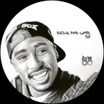 93TI004-FRONTCOVER Sucka For Love Ep (Silver + Black Marbled)
