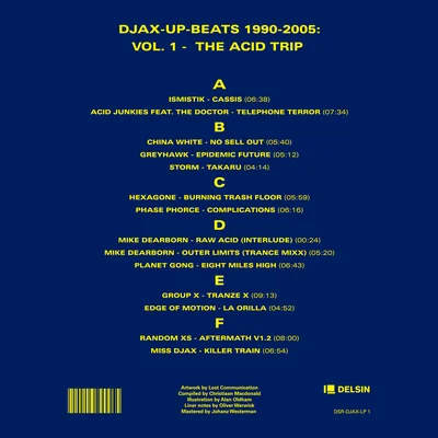 DSR-DJAX-LP1-BACKCOVER Djax-Up-Beats 1990-2005: Volume 1 - The Acid Trip
