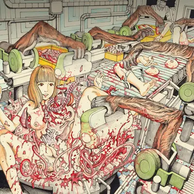 RED058-FRONTCOVER Bukkakecore