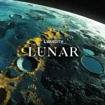 LIQUICITY016V-FRONTCOVER Lunar (Blue + Red Marbled Vinyl /)