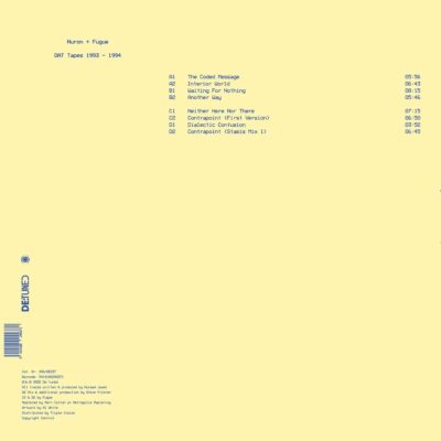 DAT Tapes 1993-1994