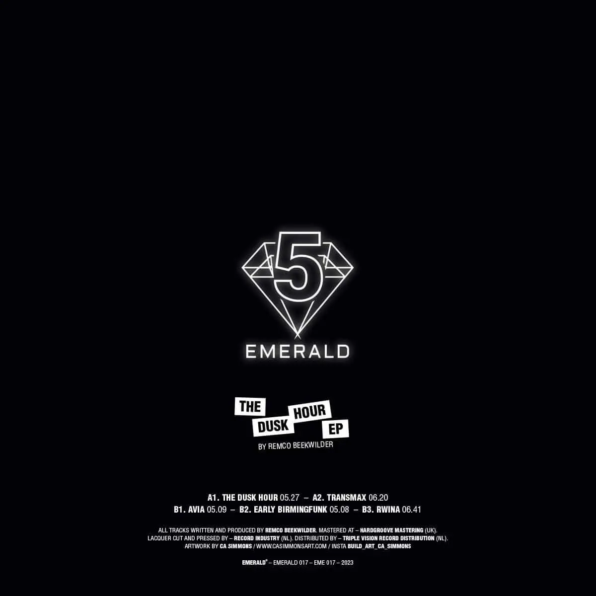 EMERALD017-back-cover The Dusk Hour EP