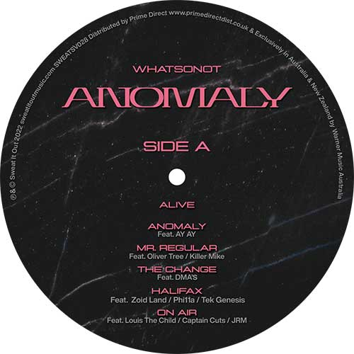 SWEATSV028-A Anomaly