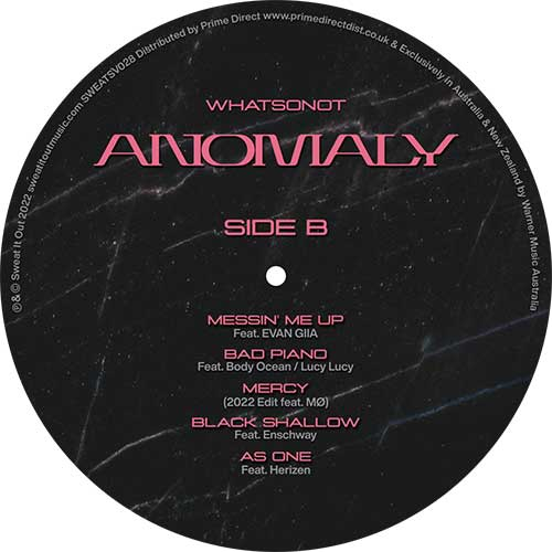 SWEATSV028-B Anomaly