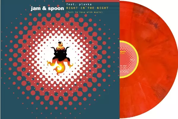 Right In The Night Fall In Love With Music (Red Marbled Vinyl)