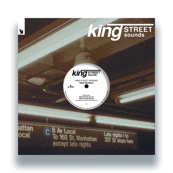 Arnold Jarvis – King Street Remixed – Dam Swindle vinyl cover