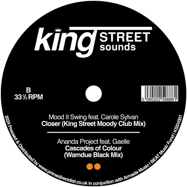 KSSV001-StickerC King Street Sounds Sampler Vol. 1