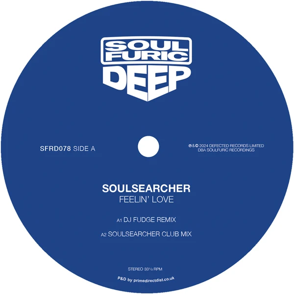 Soulsearcher – Feelin’ Love / Your Heaven (I Can Feel It) vinyl cover