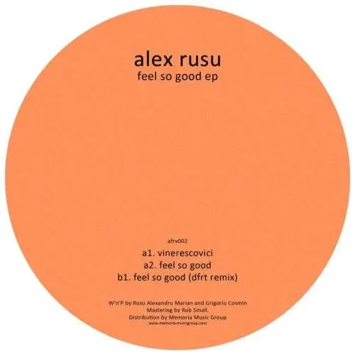 AFRV002_front Feel So Good Ep
