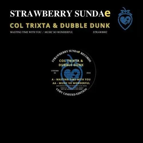 STRAWB002B Wasting Time With You / Music So Wonderful (black vinyl)