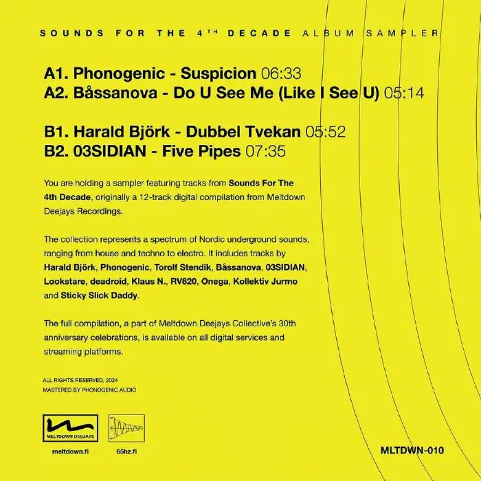 MLTDWN010V Sounds For The 4th Decade