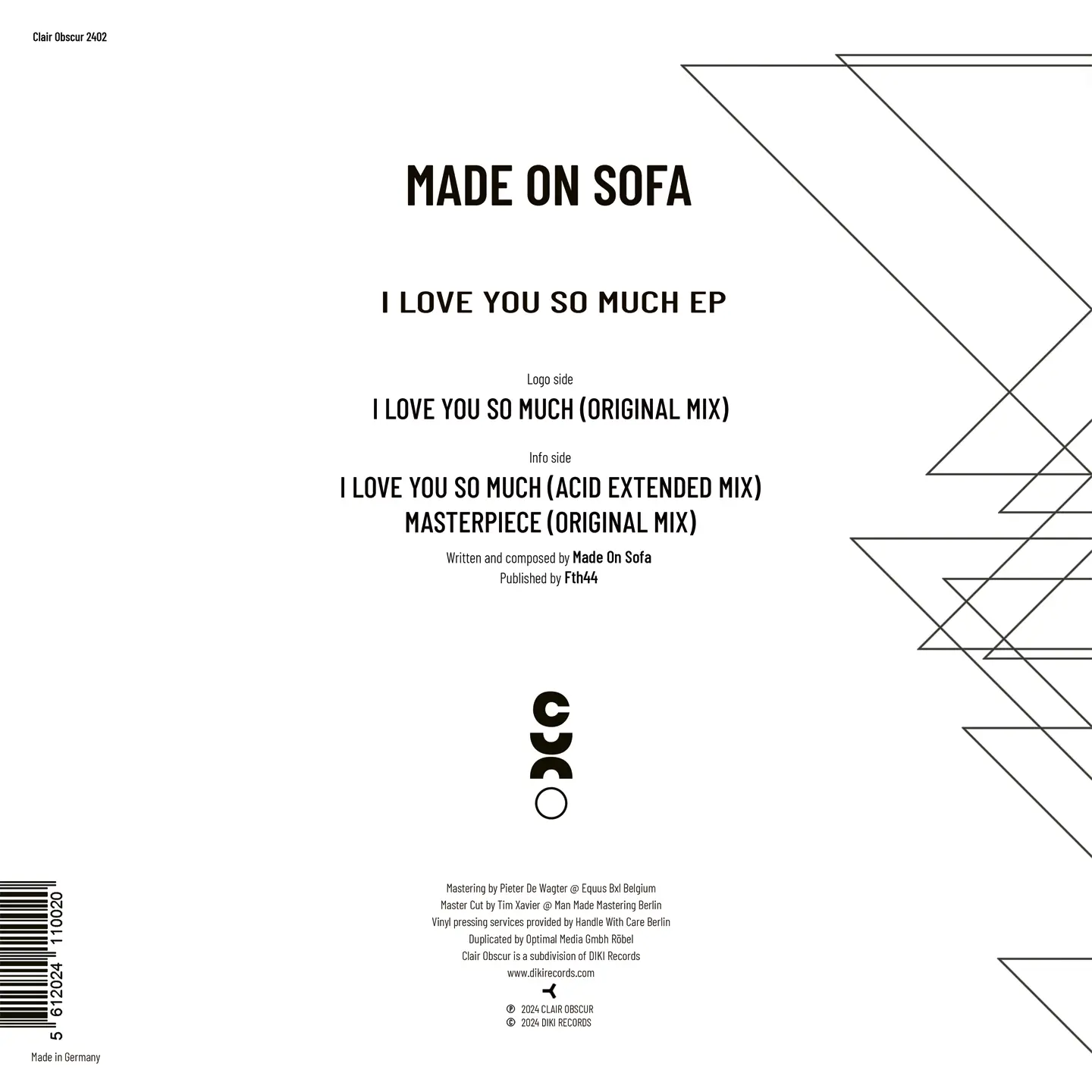 CLAIROBSCUR2402_BACK I Love You So Much