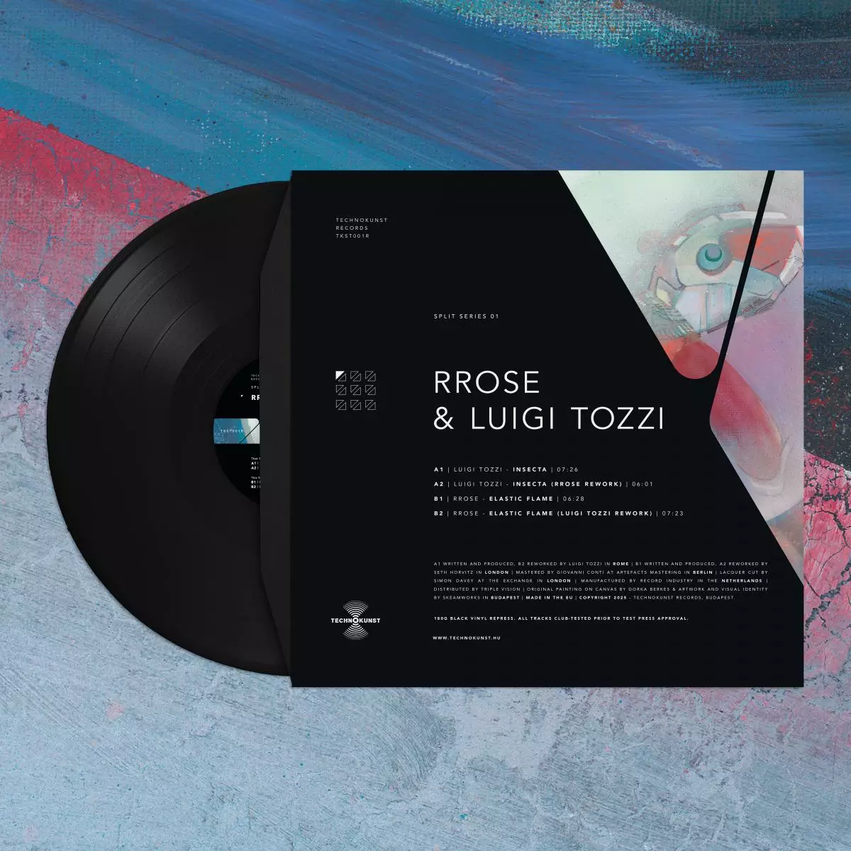 TKST001R-BACKCOVER Split Series 01 (Black Vinyl)