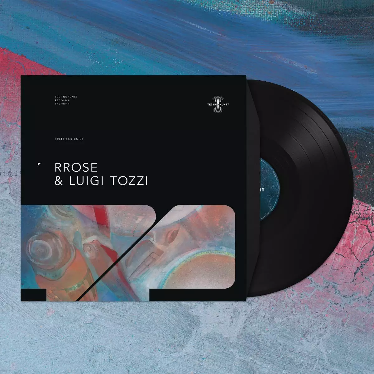 TKST001R-FRONTCOVER Split Series 01 (Black Vinyl)