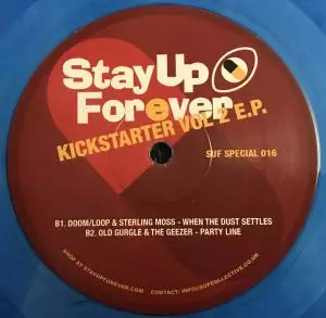 Kickstarter Vol 2 E.P. Blue Vinyl