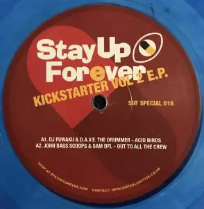 Kickstarter Vol 2 E.P. Blue Vinyl