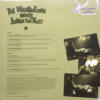 The WaxBuzzard Meets Jabba Tha Kut! (printed sleeve)