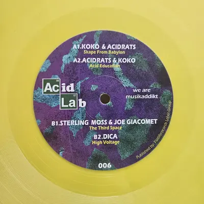 AcidLab 006 (200 Copies LTD / Yellow Vinyl)