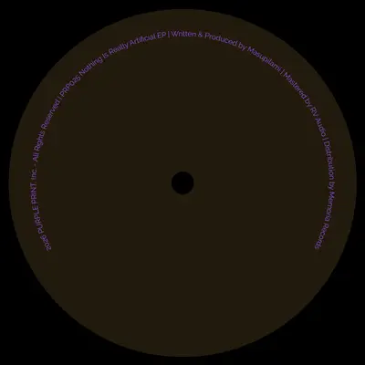 Masupilami – Nothing Is Really Artificial Ep vinyl cover